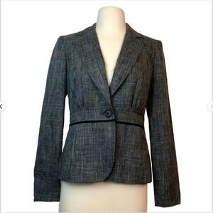 Vintage 90s Suit Jacket Blazer Size 2 Tweed Nine West 9&Co New Old Stock